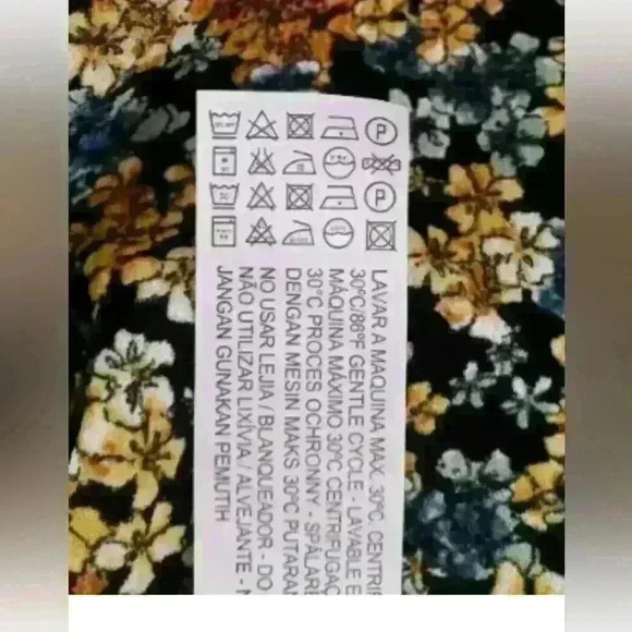 Zara | Basic Collection Floral Bell Sleeve Mini Trapeze Tunic Dress Size Small - Picture 10 of 11